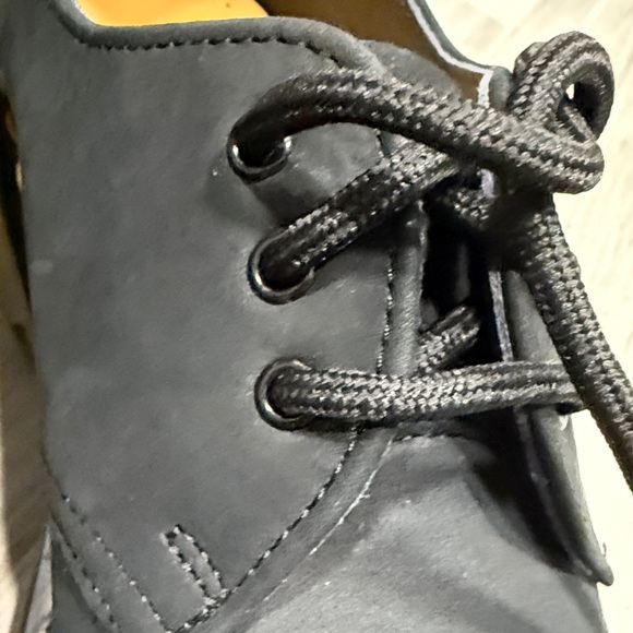 Dr. Martens Black Shoes with Yellow Stitching main image 6